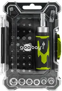Rokas taisnā skrūvgrieze Goobay Tools 77842 — asmens platums 30 mm, kopējais garums 115 mm