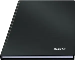 Notebook Leitz Solid Hardcover A5 Lined 80 g/m² 80 sheets Black