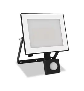 Philips Lois Wall Lights 30W Black LED Outdoor Wall Lighting 3200lm 3000K IP65 with Motion and Dusk Sensor