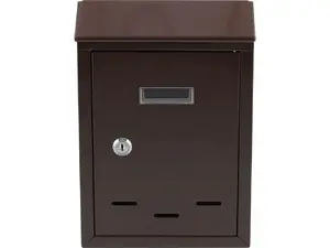 Почтовый ящик Vorel 78542 — стальной ящик с замком, 285×200×60 мм
