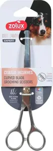 Grooming Scissors ZOLUX DOG SALON, curved blades for medium and long dog coat, MPN 470870
