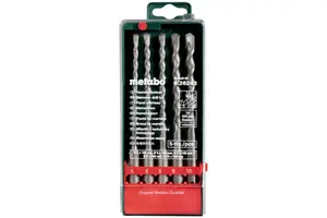 Drill bit set Metabo 626243000 for rotary hammer SDS-plus Ø5, Ø6, Ø6, Ø8, Ø10 mm, L 160 mm, 5 pcs