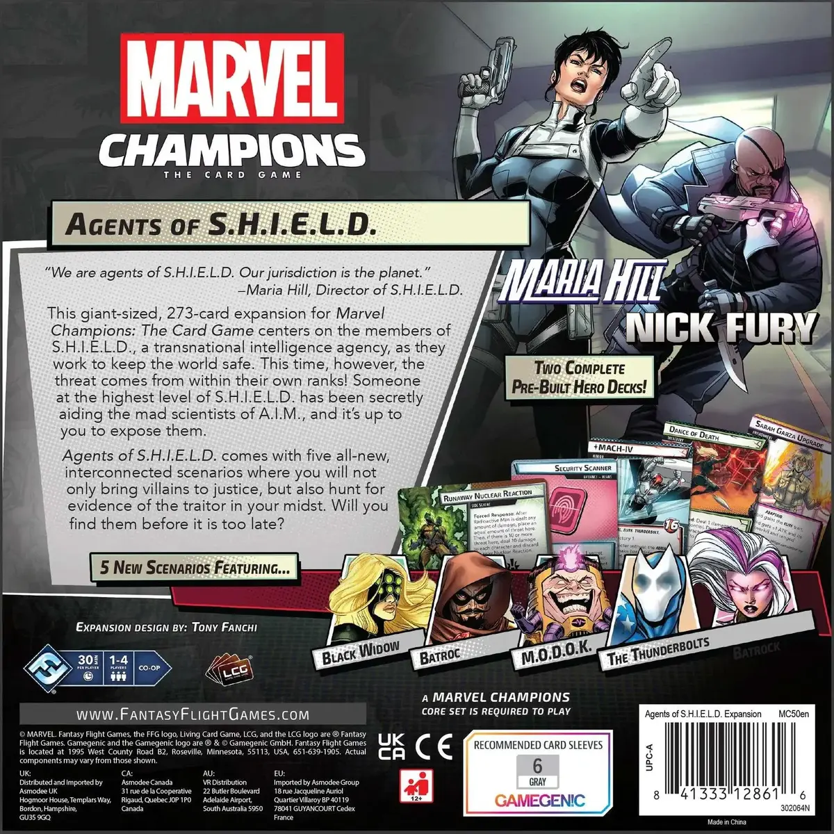 Fantasy Flight Games Marvel Champions: Agents of S.H.I.E.L.D расширение Photo 3