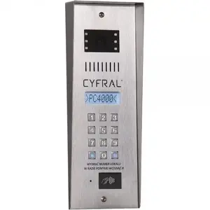 External Video Door Panel CYFRAL PC-4000RVE with Camera and Integrated Electronics