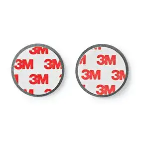 Detector Mount Nedis DTCTBR05 — metal mounting plate for detectors, diameter 39 mm, silver