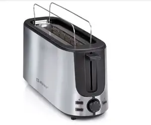 Toaster ALPINA ALP-SI-47351 2-slice 1000 W Stainless Steel Black/Silver