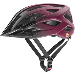 Bicycle helmet UVEX I-vo 2 MIPS, cranberry/black matt, size 56–60 cm