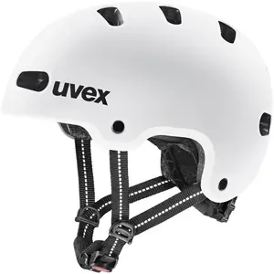 Children's bicycle helmet UVEX Kid 4 model 55–58 cm white matt