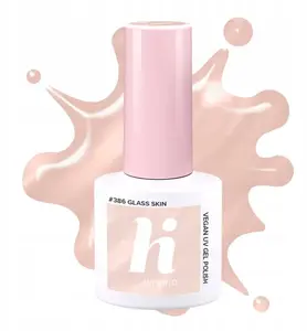 HI HYBRID hybrid nail polish 386 Glass Skin, 5 ml, nail lacquer for gel polish systems