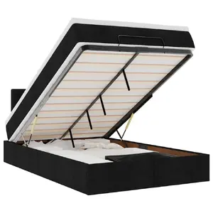 Gulta VidaXL 3312418 ar matracīša atbalstu, maksimālā slodze 280 kg, piemērota 2000×2030 mm matracim