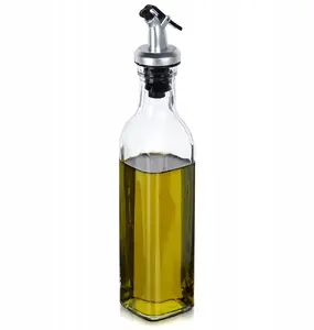 Glass Oil and Vinegar Bottle with Pourer Vilde 250 ml Transparent