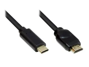 Video cable adapter Alcasa GC-M0103 — USB Type-C to HDMI Type A, 5 m, black
