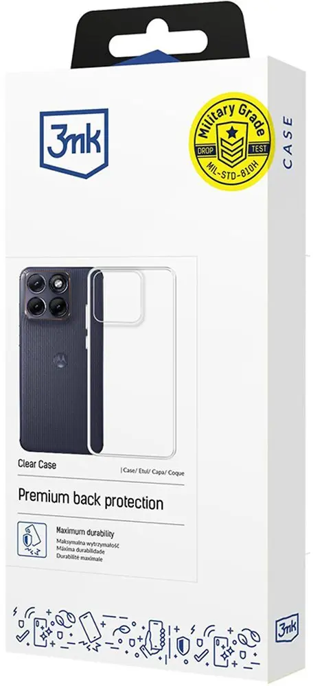 Caurspīdīgs aizsargmaciņš 3MK priekš Motorola Edge
