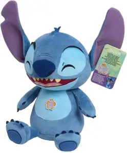 Stuffed toy Usorteret Just Play JP10421 — Disney Lilo & Stitch Stitch, interactive sounding plush, AAA battery-powered