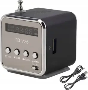 Portable Wireless Speaker and FM Radio Retoo E249 with LED display — mini portable audio