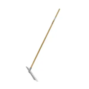 Garden rake AWTools AW00096, metal tines 14-tooth, weight 960 g