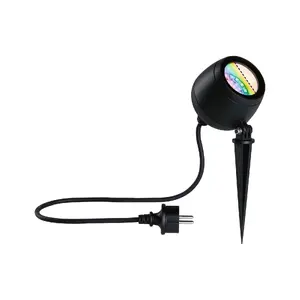 Наружный напольный светильник Paulmann Kikolo LED F — 1× LED 6.2 Вт, антрацит, алюминий, дальность обнаружения 10 м