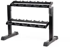 Modular Dumbbell Stand Tiguar TI-XPLDR1SV3C for PU Dumbbells with Caps, Set of 5