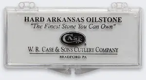 Sharpening Stone Lumarko Case Hard Arkansas — natural honing stone for knives and tools