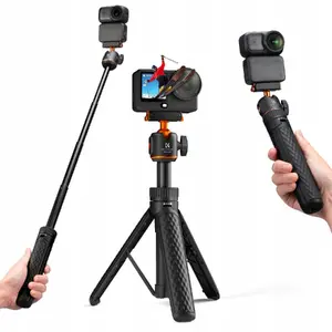 Selfie stick K&F SB11611 65cm telescopic 360° rotating head for DJI Osmo Mini/Nano/Action 6