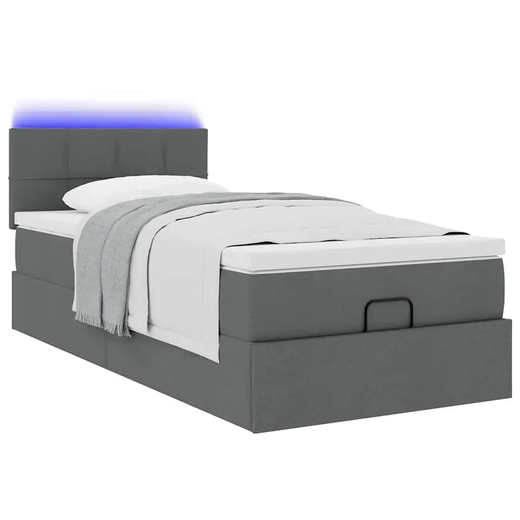 VidaXL 3312278 односпальная кровать с матрасом и LED Photo 6