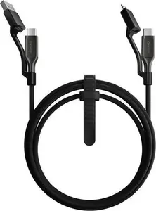 USB-C Cable Nomad Universal Kevlar Cable 1.5m — Nomad USB-C braided kevlar cable, carbide finish