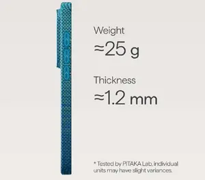 Protective phone case Pitaka Edge Case for Samsung Galaxy S26 Ultra, Lucid Blue (Aaron Button)