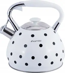Kamille non-electric kettle model 0695WH, white, 3 L capacity