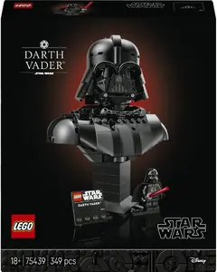 LEGO Star Wars Darth Vader Bust 75439 — collectible display model, buildable helmet and torso