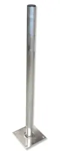 Antenna stand Weis Koscom ALU SFH10L 100 cm, aluminium, Ø 50 mm base plate 200 mm