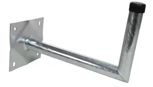 Antenna accessory Weis 39019 steel tube mounting, tube diameter 4.8 cm, aluminium colour