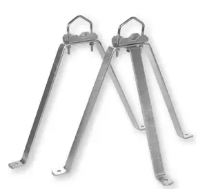 Antenna connection set Weis 39064 — aluminium finish, steel construction