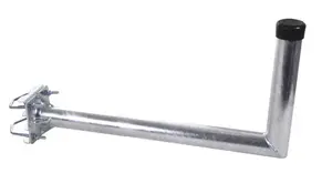 Antenna mast Weis 3024 — aluminium antenna mast, 550 mm length