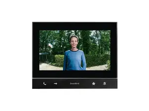 Video interkomu iekštelpu ierīce DoorBird A1103 — 7" IPS ekrāns, 1024×600, Fast Ethernet, Wi‑Fi 802.11b/g/n, melna