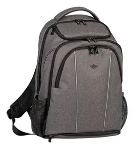 Skolas mugursoma WEDO 597612 — pelēka, 28 L, poliesters, paredzēta līdz 15,6" portatīvajam