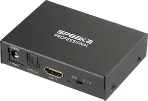 HDMI Splitter with Audio Extraction SpeaKa Professional SP-HDS-300 1x2 4K