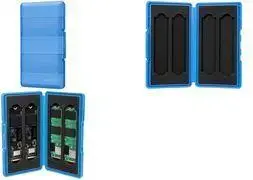 Protection box for 4 M.2 NGFF/NVMe SSDs by LOGILINK UA0417, blue