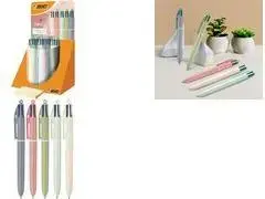 Ballpoint pen BIC 4 Colours Mineral Tones model 303302, 4 ink colours (blue, red, green, black), 0.32 mm tip