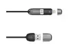 Fujifilm FPCMICROAPLTBLK USB A to Micro-USB/Lightning 1 m Photo 2