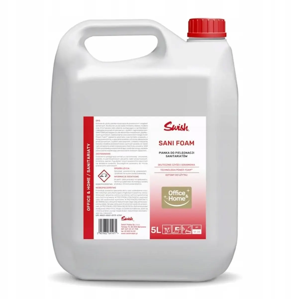 Tīrīšanas putas Swish Sani Foam gatavas