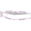 Gultas rāmis VidaXL 3310951 priekš 120x190 cm Photo 12