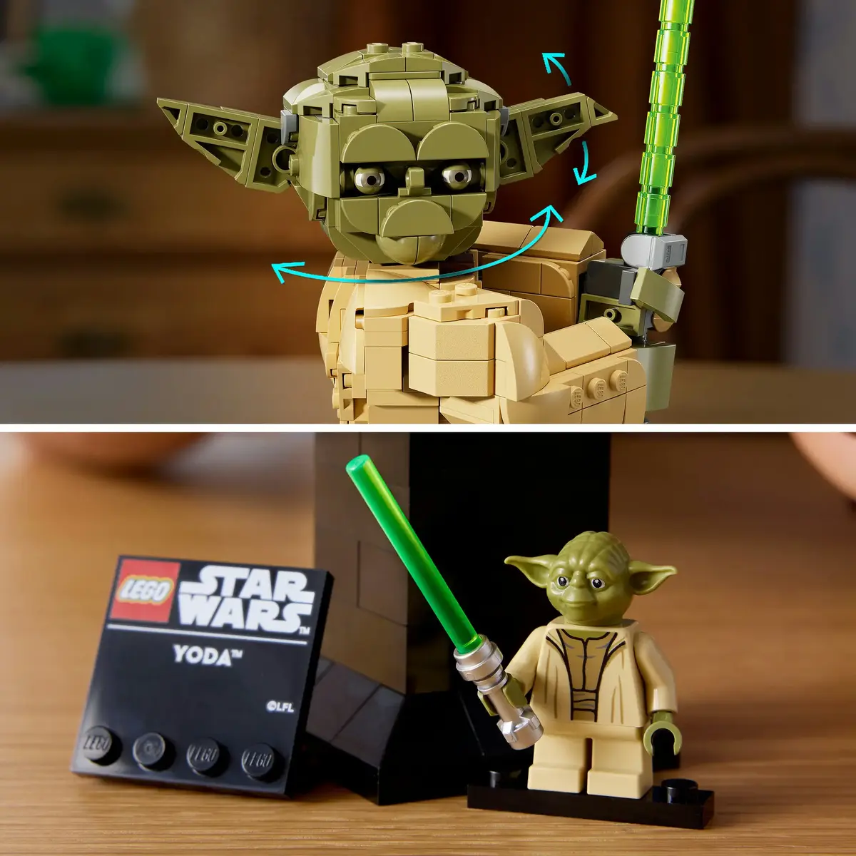LEGO Star Wars Yoda Bust 75438 Photo 5