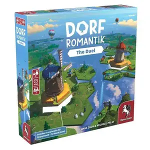 Board game Pegasus Dorfromantik - The Duel, family strategy game, age 8+