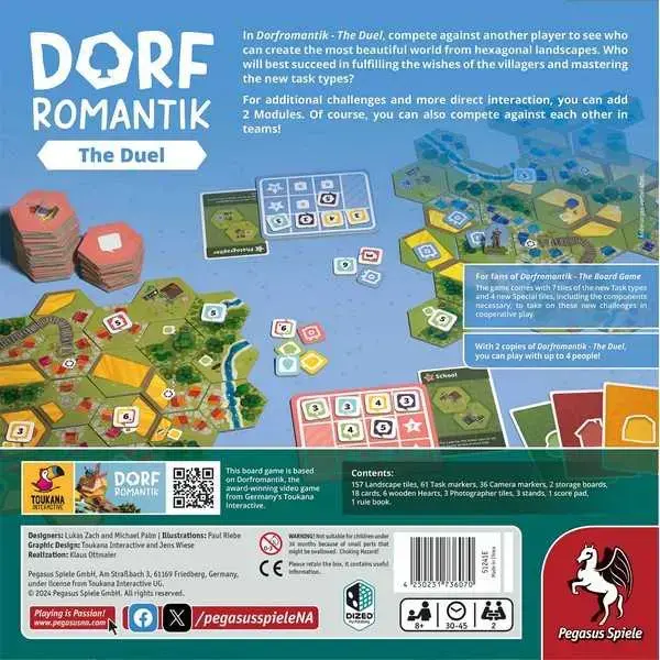 Pegasus Dorfromantik - The Duel board game Photo 3