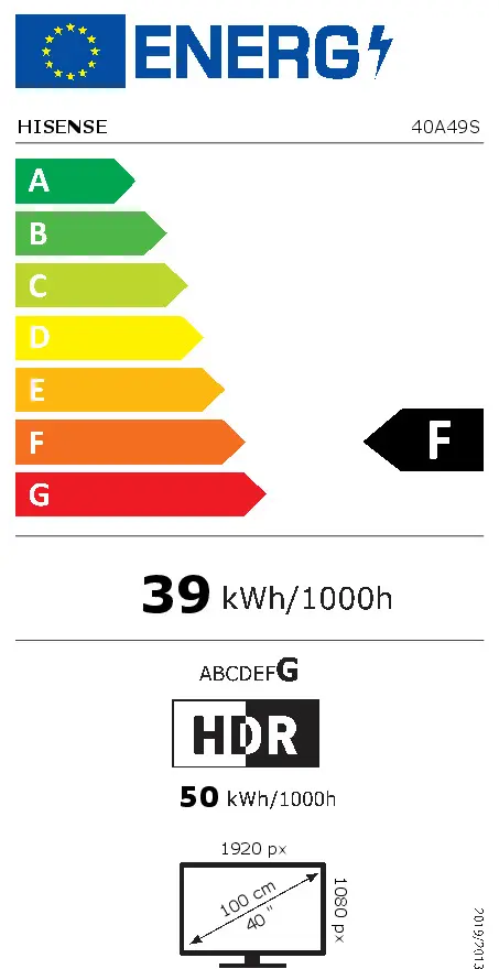 Hisense 40A49S 40 collu Full HD Viedtelevizors Photo 14