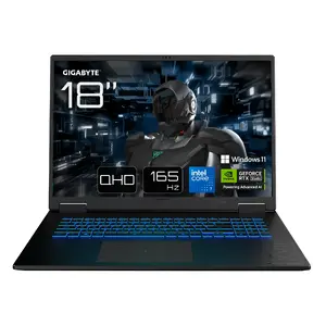 Laptop GIGABYTE GAMING A18 PRO DYJG3DEBC4SH — Intel Core 7 240H, 18" WQXGA, 32 GB LPDDR5x, 1 TB SSD, NVIDIA GeForce RTX 5080, Windows 11 Home