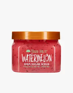Ķermeņa skrubis Tree Hut Watermelon Shea Sugar Scrub 510 g — cukura bāzes pīlings visiem ādas tipiem