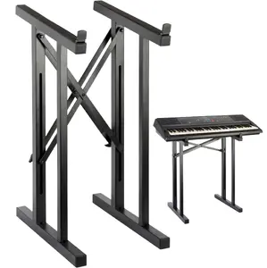 Keyboard stand Mozos KSX5 — adjustable X-style support for digital piano and keyboard