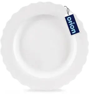 Dinner Plate ORION MONA porcelain 24.5 cm with wavy rim