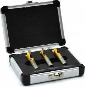 Drill bit set GEKO G39750 for spot welds — 3 pcs: 6.5 mm, 8 mm, 10 mm
